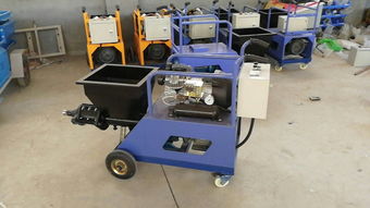 多功能數控砂漿噴涂機與混凝土輸送泵的價格分析